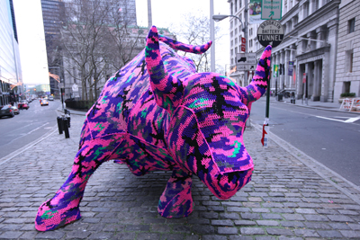 Wall street bull small