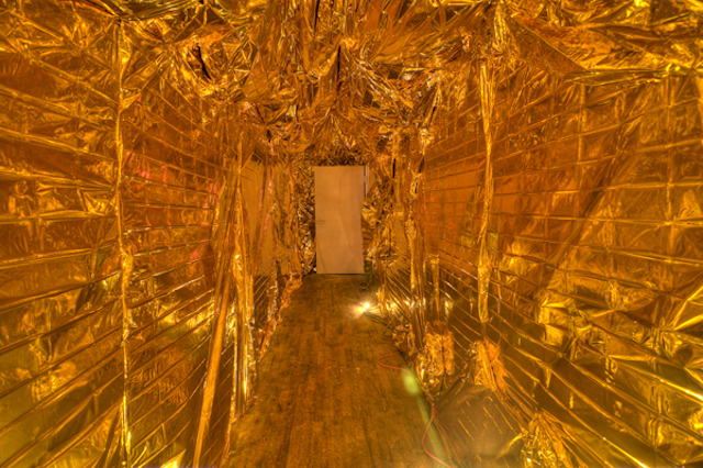 Ben Coleman and Henry Detweiler, installation shot of "No Vacancy" (2013) (photo credit: David Batterman)