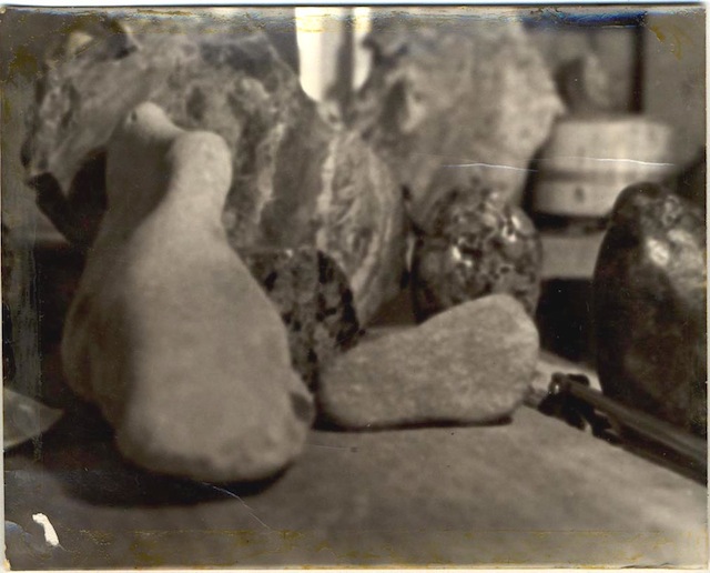 One of Richard Sharpe Shaver's "rock book" photographs showing "mer feet" (all images courtesy Christine Burgin Gallery)