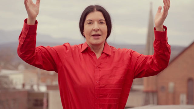 Marina Abramović (screenshot via Vimeo)