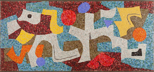 Abstract , 1953, by Carlos Merida was recently gifted to the Blanton Museum in Austin (all images courtesy of the Blanton Museum)