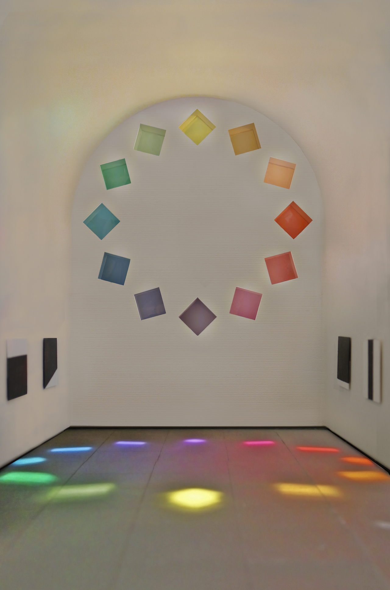 Interior rendering of Ellsworth Kelly's "Austin"(2015)
