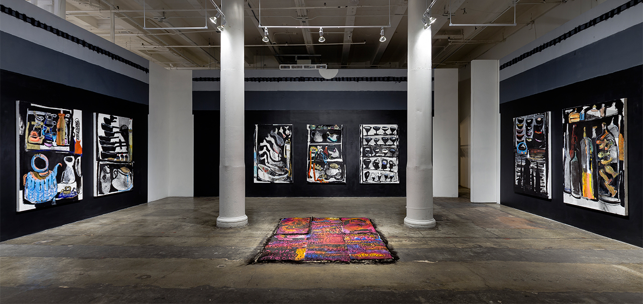 Installation view, 'Summer Wheat: Walk-In Pantry' at Fridman Gallery (all images courtesy Fridman Gallery)