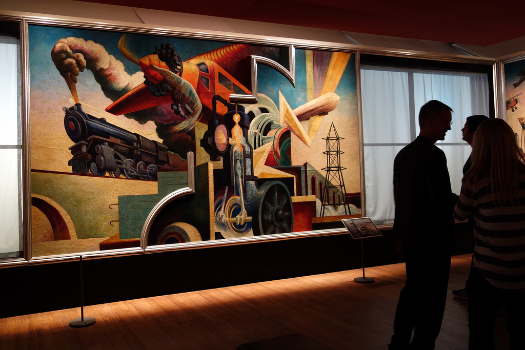 An EraDefining 1930s Mural of American Excess and Industry Is Revived