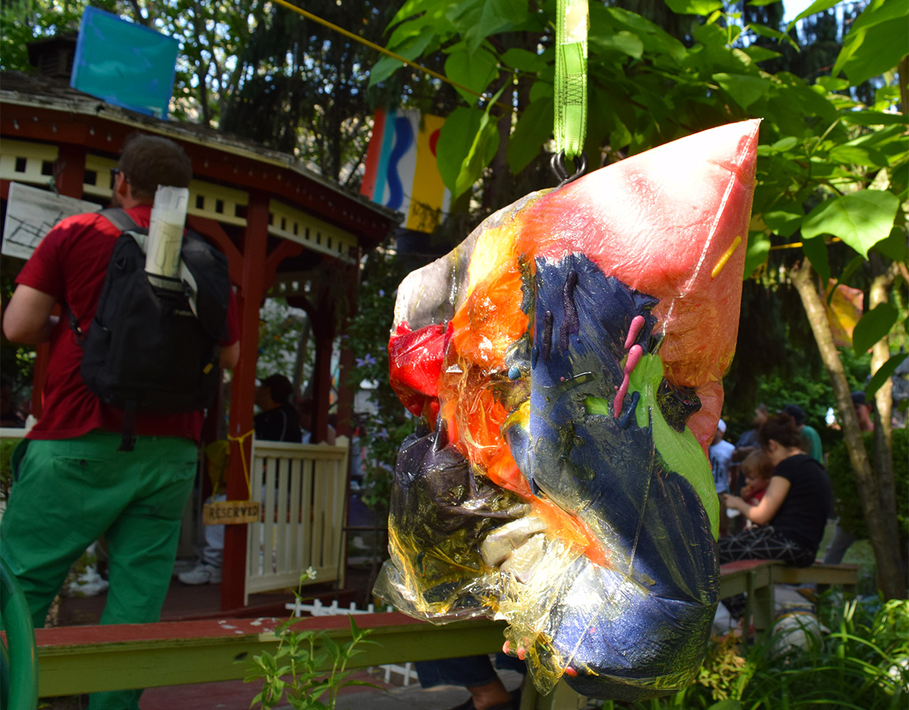 In a Bushwick Park, the Artworks Are Growing on Trees