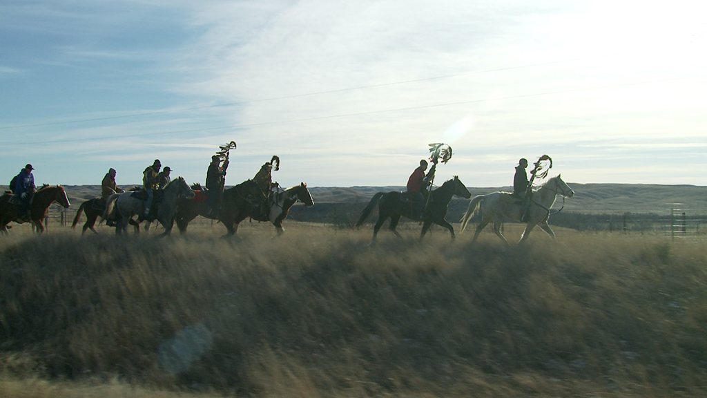 Filming a Memorial Ride to the Massacre at Wounded Knee