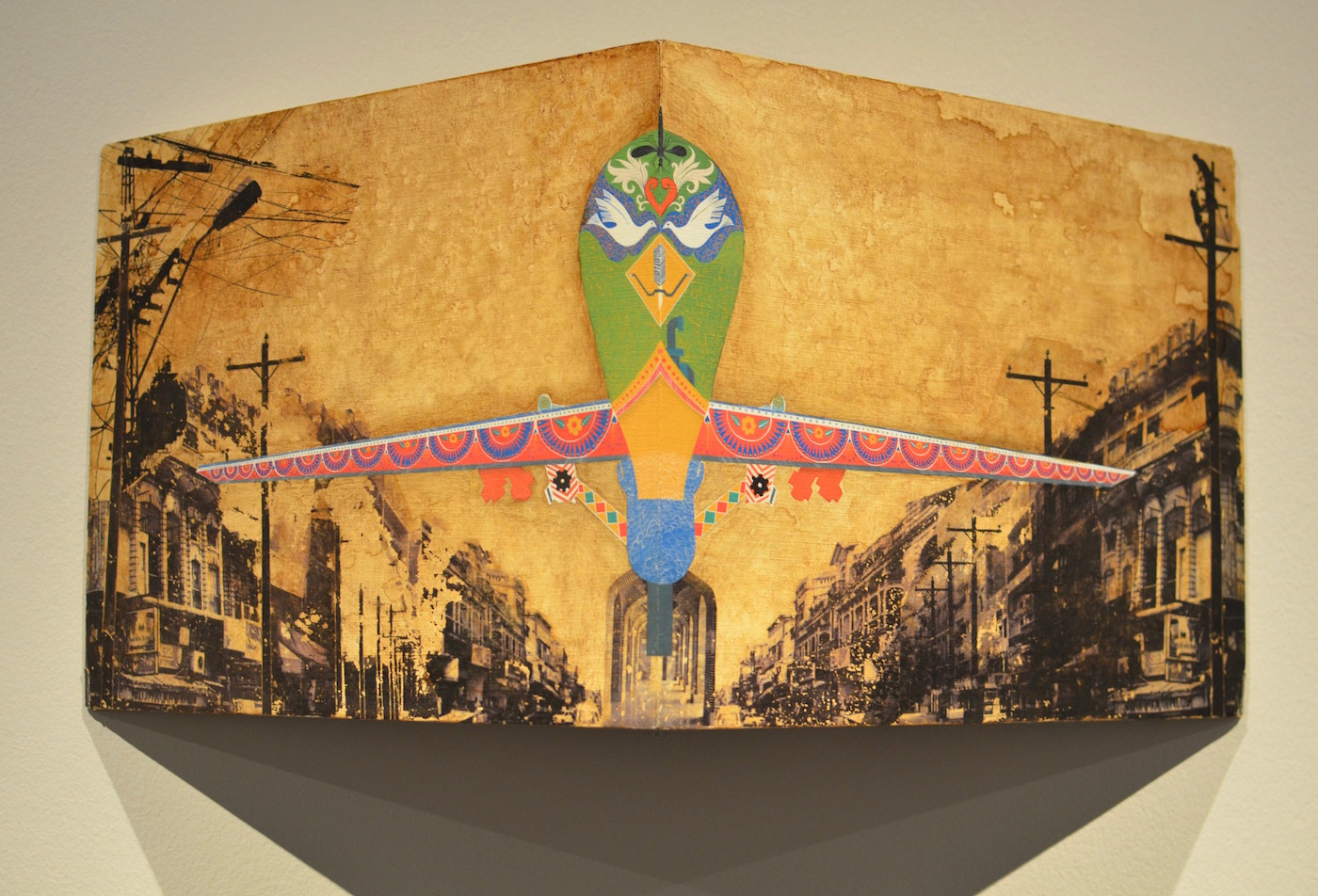 Miniature Military Drones Decorated in a Pakistani Folk Art Tradition