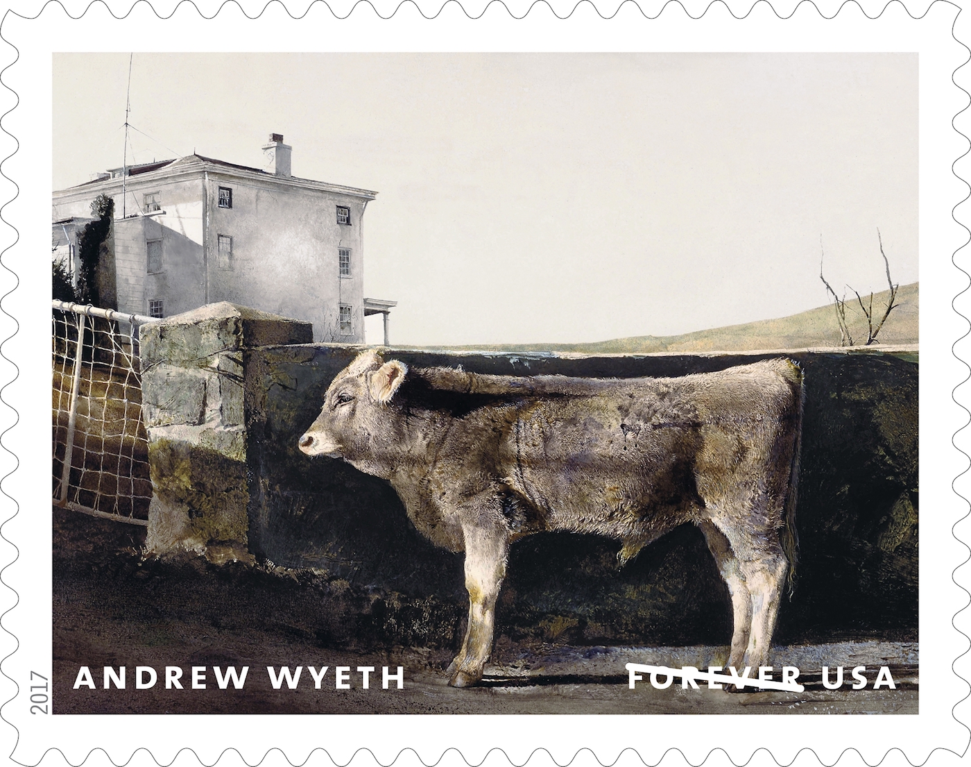 Andrew Wyeth’s Paintings Featured on New USPS Stamps