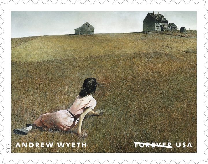 Andrew Wyeth’s Paintings Featured on New USPS Stamps
