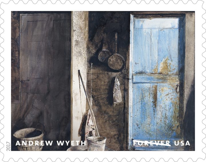 Andrew Wyeth’s Paintings Featured on New USPS Stamps
