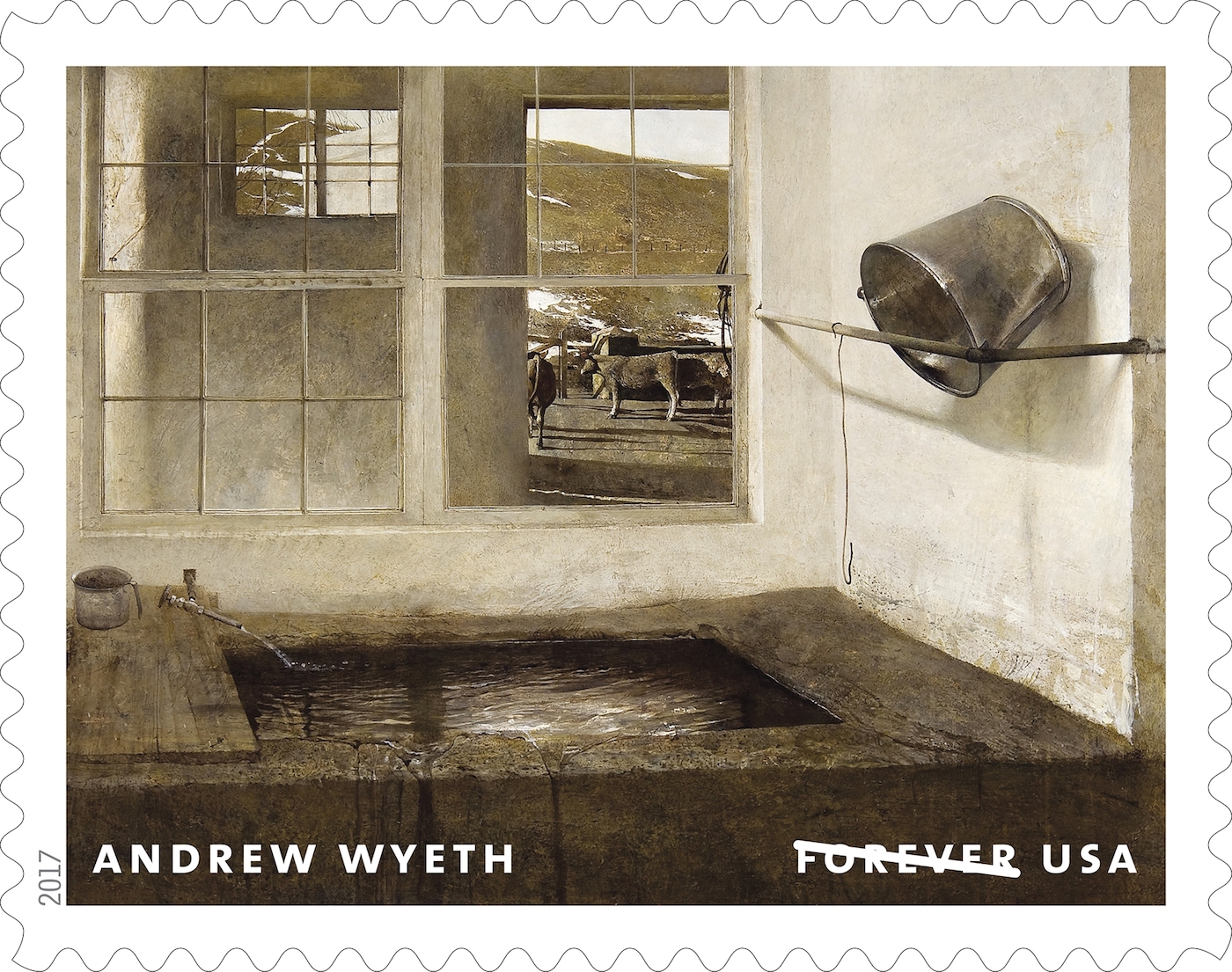 Andrew Wyeth’s Paintings Featured on New USPS Stamps