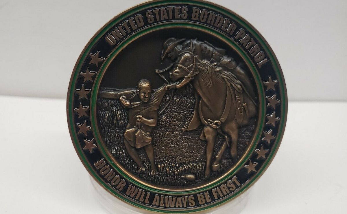 Coins Depicting Border Patrol Attack on Haitian Migrant Surface on eBay - Hyperallergic