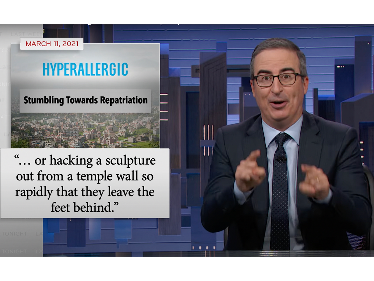 John Oliver Roasts Museums in Episode on Looted Art