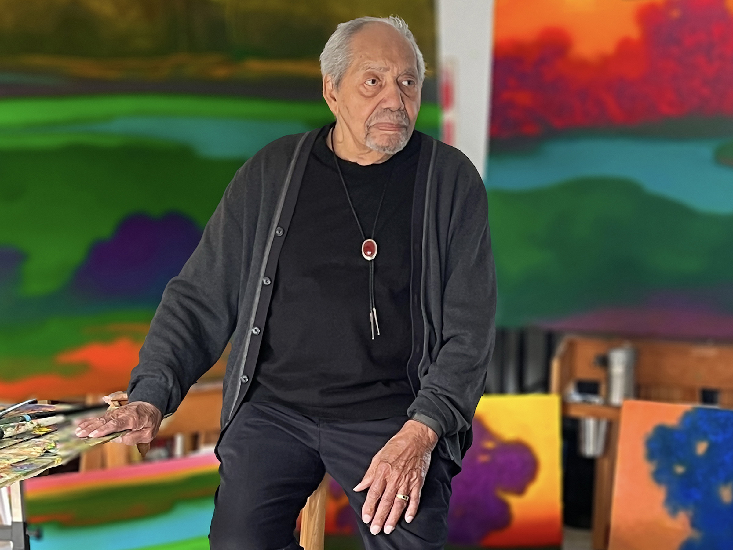 Painted in Words—A Memoir Richard Mayhew, Painter of “Mindscapes,” Dies at 100